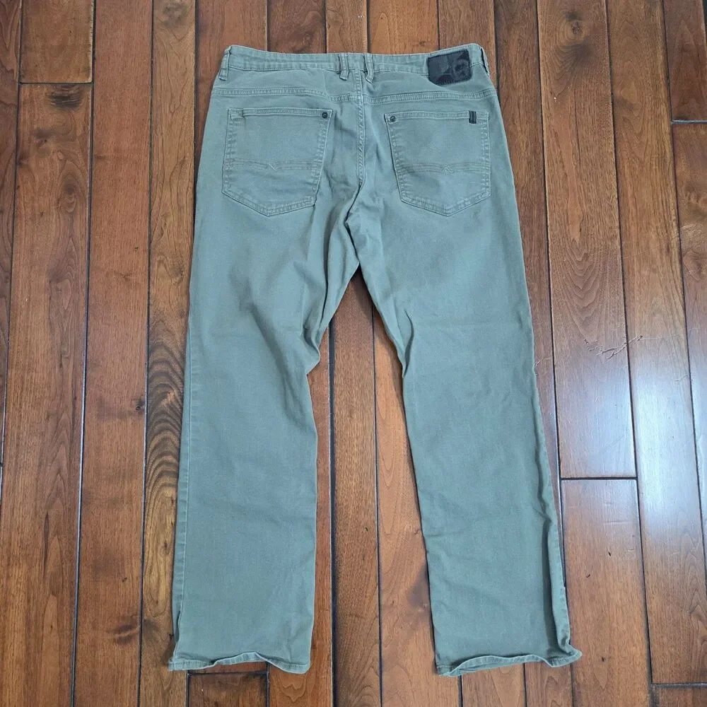 Buffalo David Bitton Jeans Mens 36x32 Blue Slim Straight Stretch Sam X Pants Lot